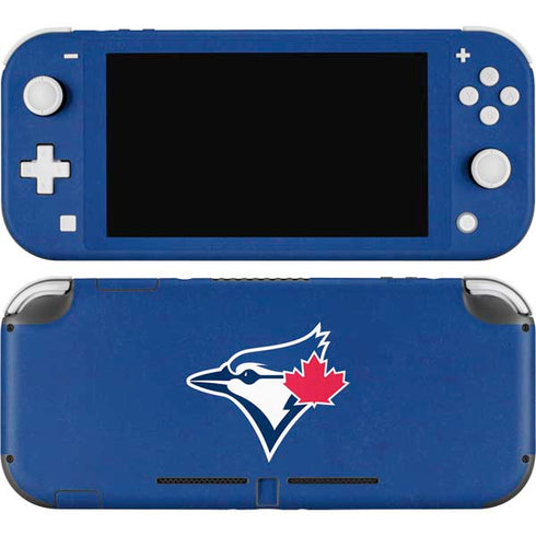 MLB Toronto Blue Jays Solid Distressed Nintendo Switch Lite Skin